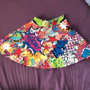 Mini colorful skirt